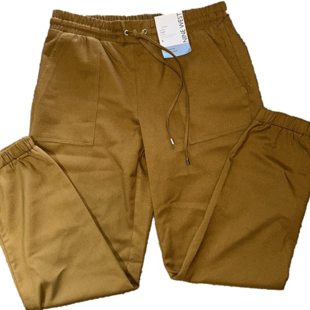 🍁 Mid rise tie waist jogger NWT - Picture 2 of 6
